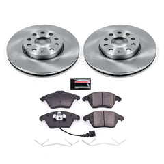 Power Stop KOE4623 Autospecialty - 1-Click Daily Driver Brake Kits (Front) for 2005-2019 Audi A3 product image