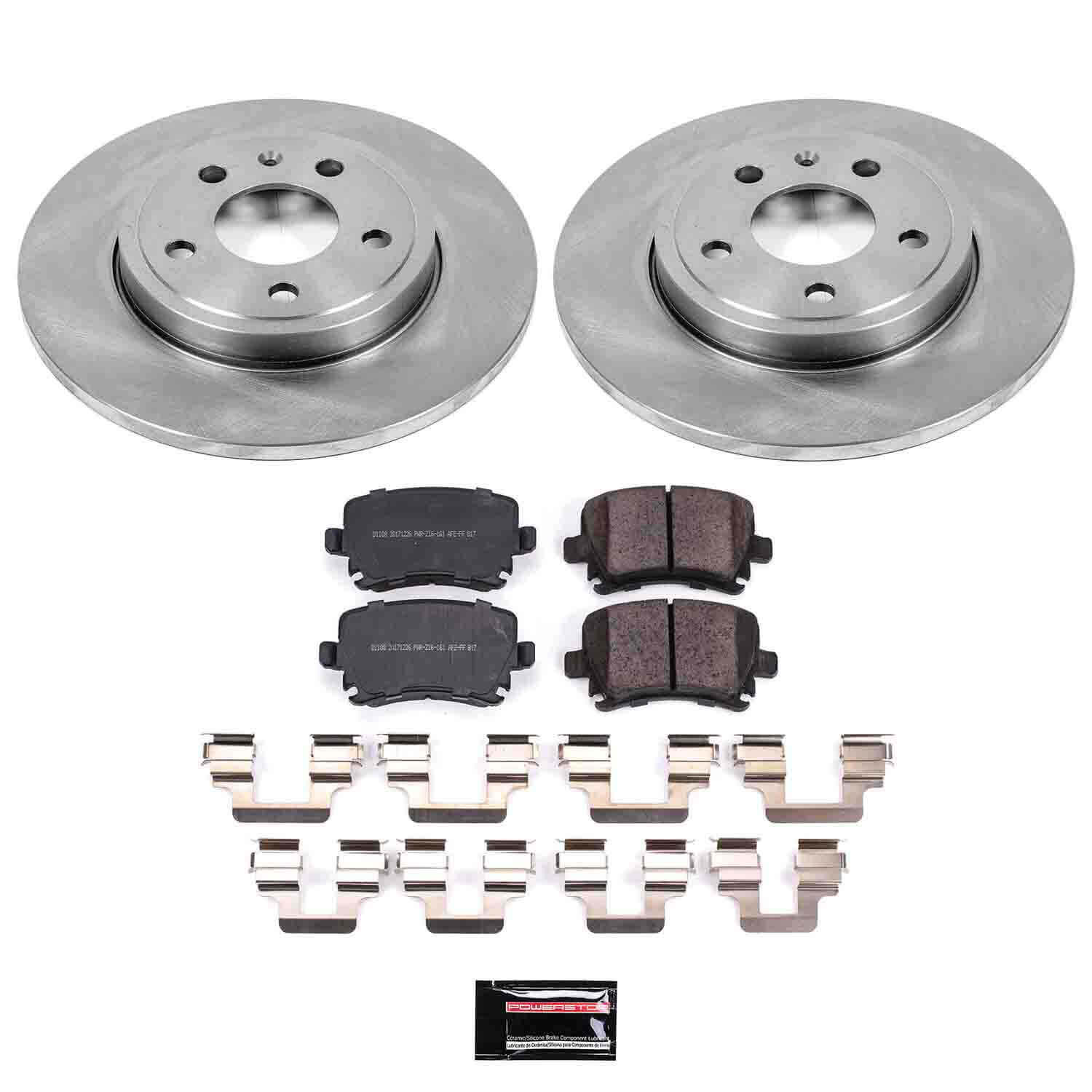 Power Stop KOE4624 Autospecialty - 1-Click Daily Driver Brake Kits (Rear) for 2005-2009 Audi A4 product image