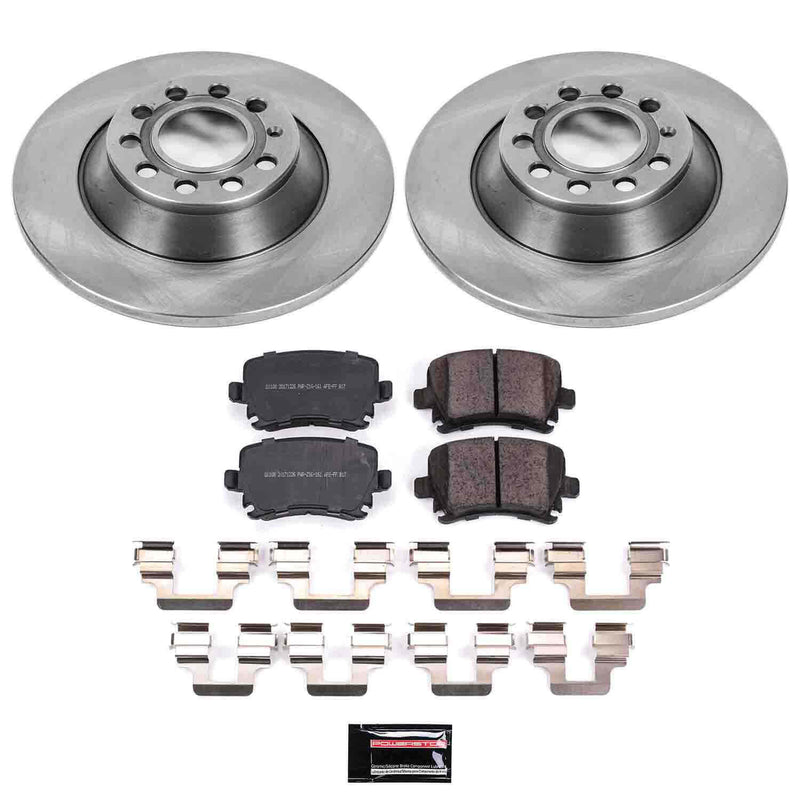 Power Stop KOE4625 Autospecialty - 1-Click Daily Driver Brake Kits (Rear) for 2005-2011 Audi A6 product image