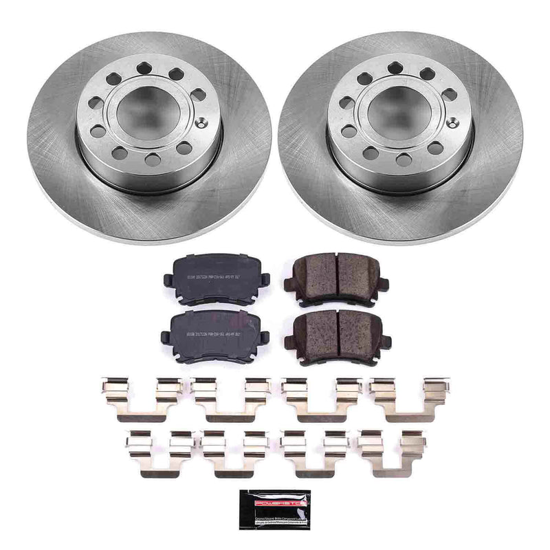 Power Stop KOE4627 Autospecialty - 1-Click Daily Driver Brake Kits (Rear) for 2005-2010 Audi A3 product image