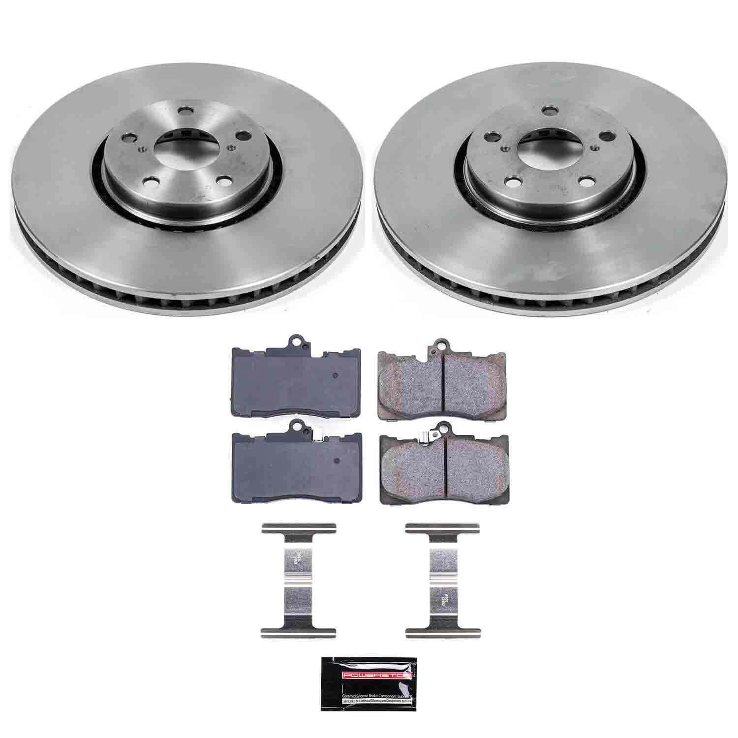 Power Stop KOE4633 Autospecialty - 1-Click Daily Driver Brake Kits (Front) for 2006-2020 Lexus GS350 product image