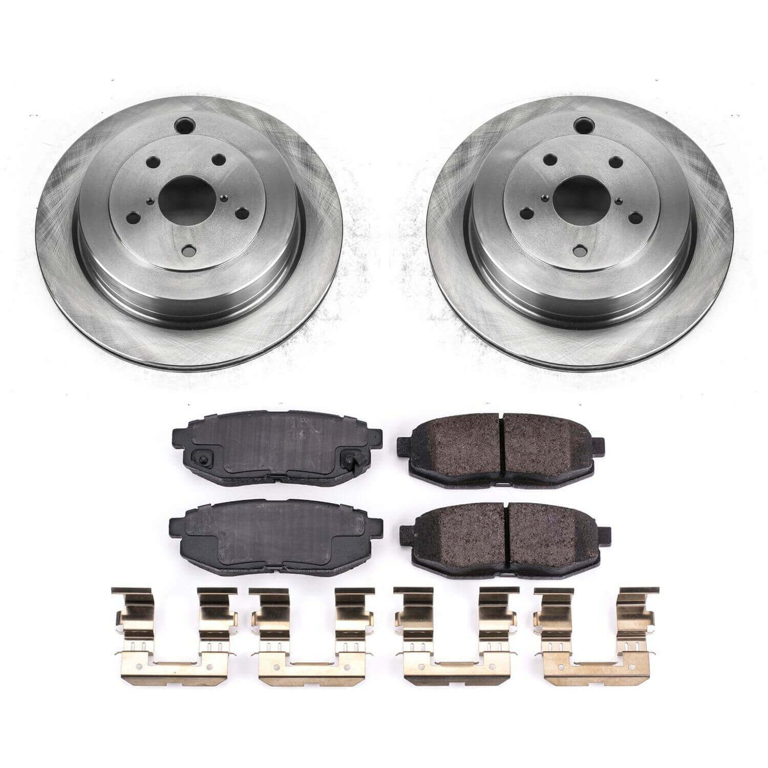 Power Stop KOE4645 Autospecialty 1-Click Daily Driver Rear Brake Kit for 2006-2014 Subaru B9 Tribeca product image
