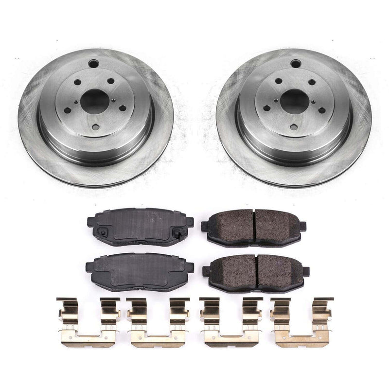 Power Stop KOE4645 Autospecialty 1-Click Daily Driver Rear Brake Kit for 2006-2014 Subaru B9 Tribeca product image