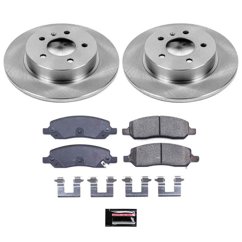Power Stop KOE4658 Autospecialty - 1-Click Daily Driver Brake Kits (Rear) for 2006-2011 Buick Lucerne product image
