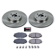 Power Stop KOE4669 Autospecialty - 1-Click Daily Driver Brake Kits (Front) for 2008-2019 Pontiac Vibe product image