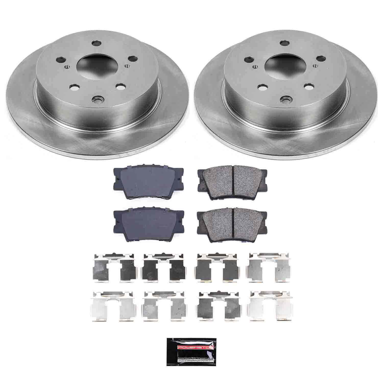 Power Stop KOE4670 Autospecialty - 1-Click Daily Driver Brake Kits (Rear) for 2009-2013 Pontiac Vibe product image