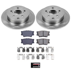 Power Stop KOE4670 Autospecialty - 1-Click Daily Driver Brake Kits (Rear) for 2009-2013 Pontiac Vibe product image