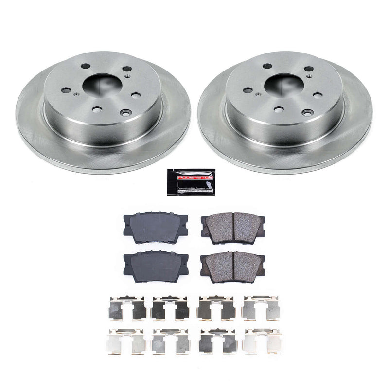 Power Stop KOE4671 Autospecialty - 1-Click Daily Driver Brake Kits (Rear) for 2006-2018 Lexus HS250H product image