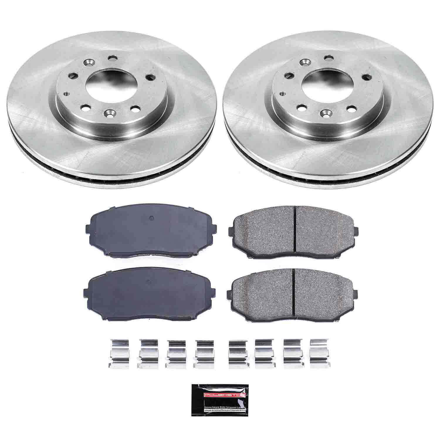 Power Stop KOE4676 Autospecialty - 1-Click Daily Driver Brake Kits (Front) for 2007-2012 Mazda CX-7 product image