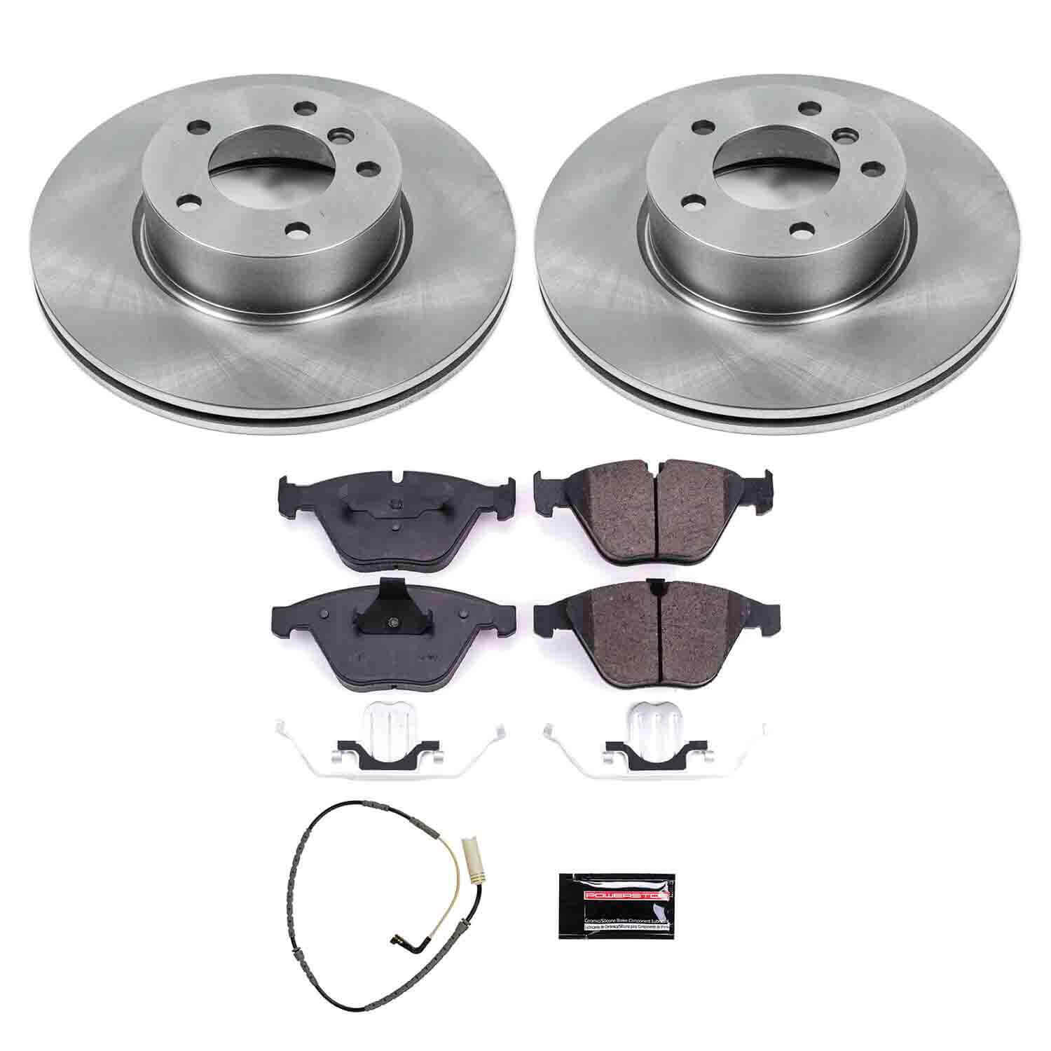 Power Stop KOE4678 Autospecialty - 1-Click Daily Driver Brake Kits (Front) for 2008-2010 BMW 328I Xdrive product image