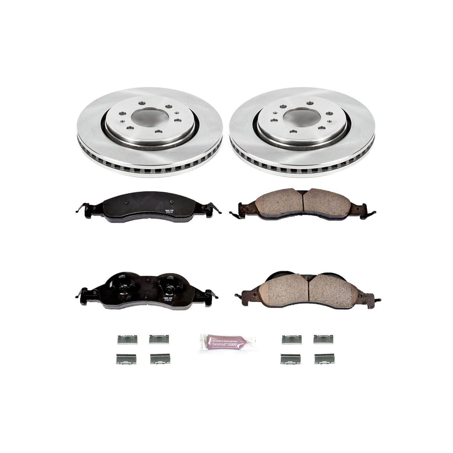 Power Stop KOE4682 Autospecialty - 1-Click Daily Driver Brake Kits (Front) for 2007-2009 Ford Expedition product image