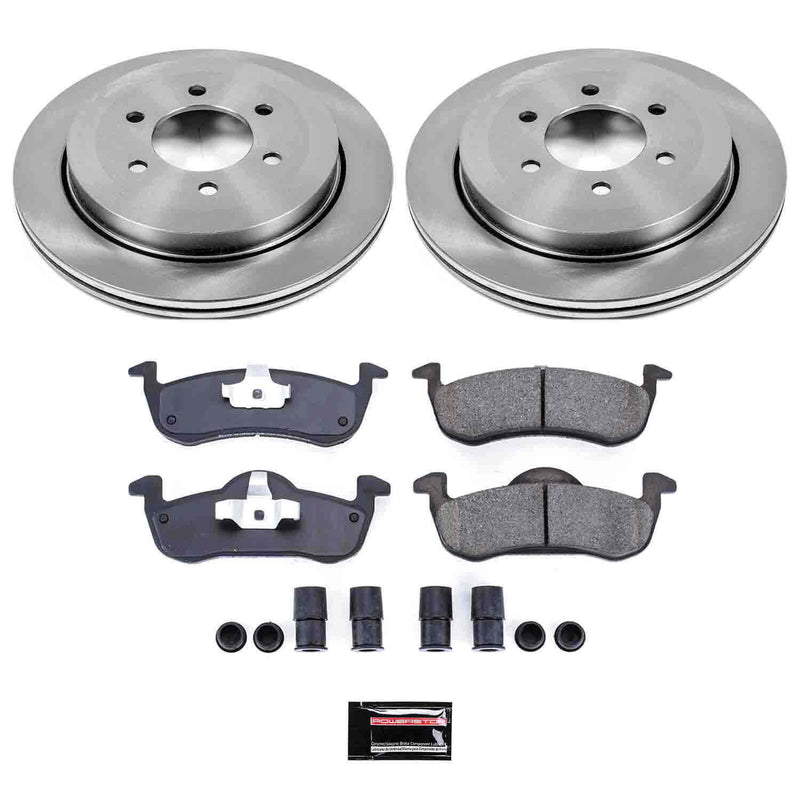 Power Stop KOE4683 Autospecialty - 1-Click Daily Driver Brake Kits (Rear) for 2007-2017 Ford Expedition product image