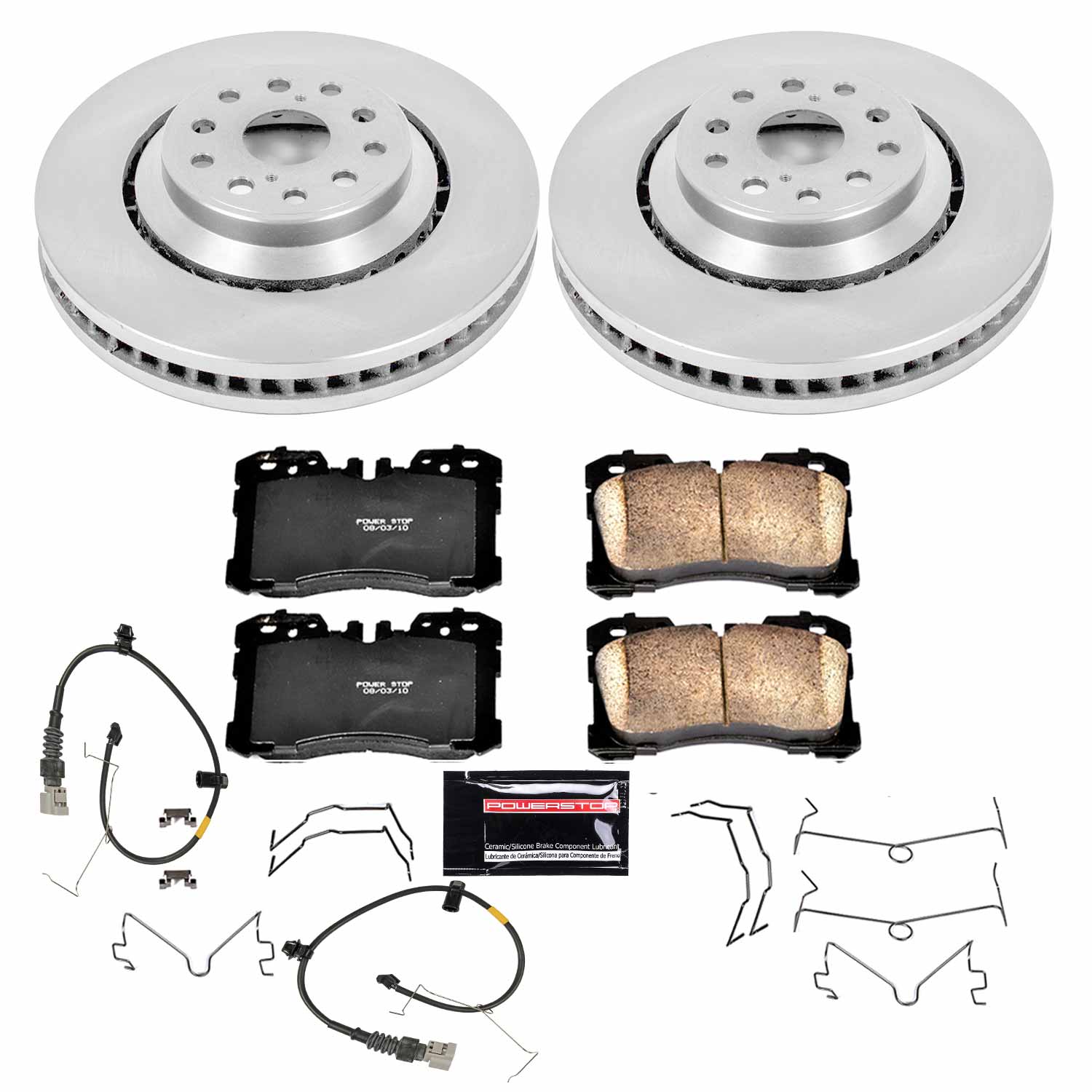 Power Stop KOE4687 Autospecialty 1-Click Daily Driver Front Brake Kit for 2007-2008 Lexus LS460 L product image