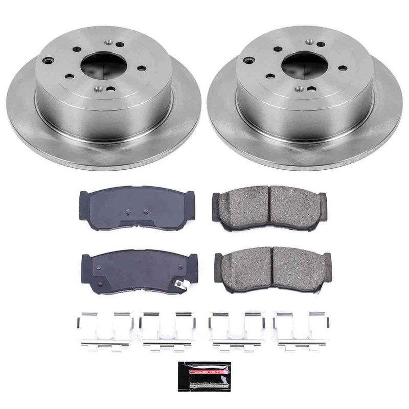 Power Stop KOE4694 Autospecialty - 1-Click Daily Driver Brake Kits (Rear) for 2007-2009 Hyundai Santa Fe product image