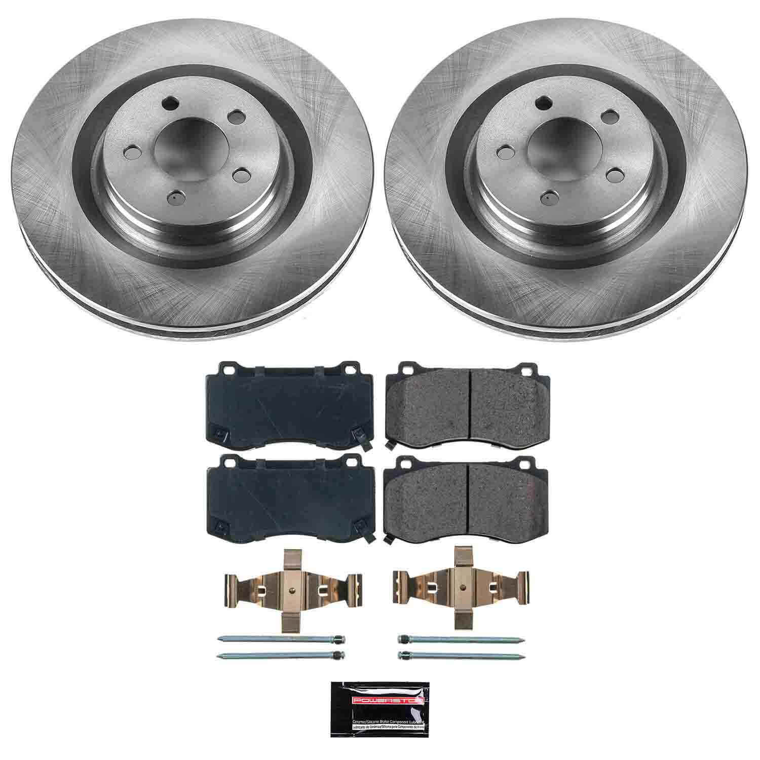 Power Stop KOE4695 Autospecialty - 1-Click Daily Driver Brake Kits (Front) for 2005-2023 Chrysler 300 product image
