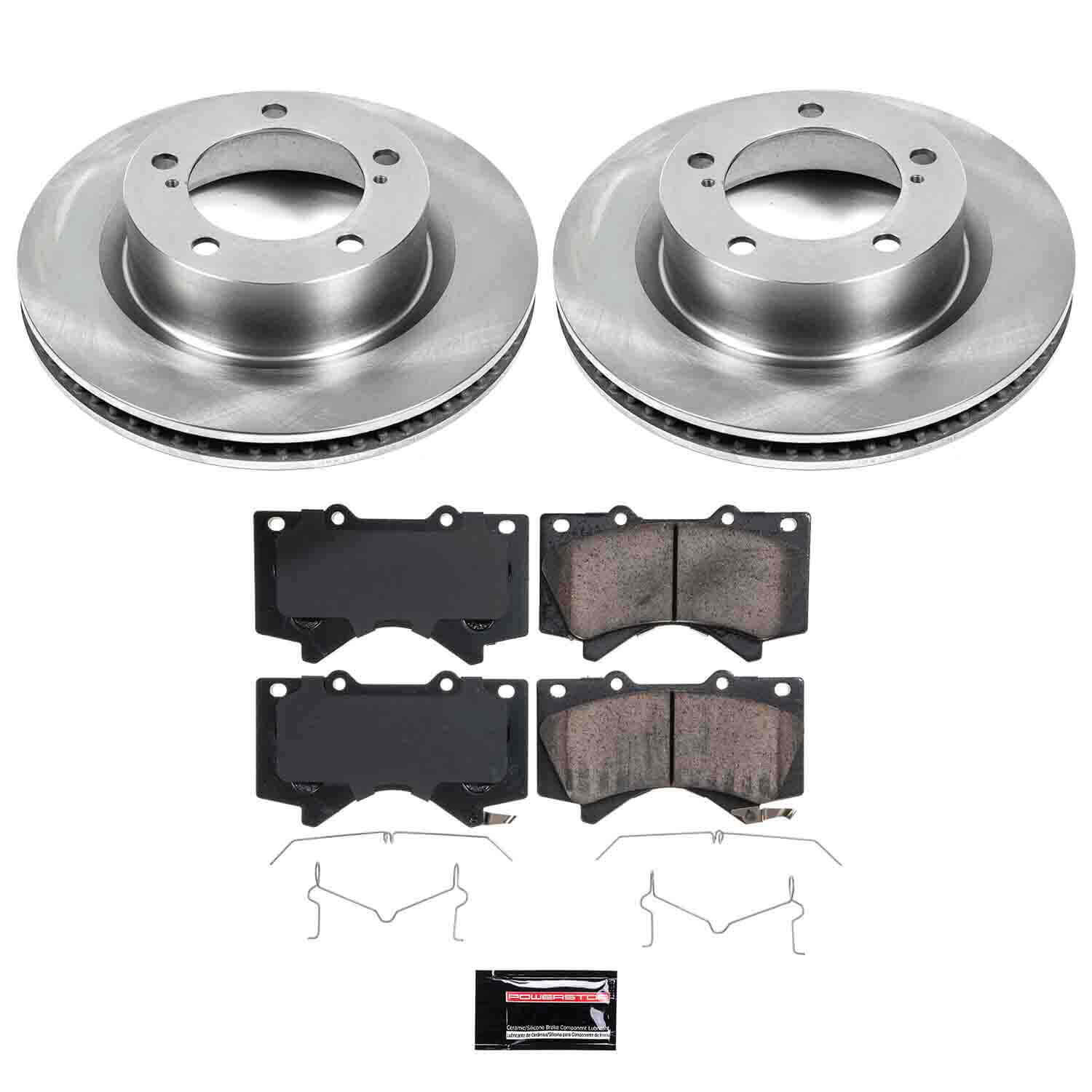 Power Stop KOE4696 Autospecialty - 1-Click Daily Driver Brake Kits (Front) for 2008-2015 Lexus LX570 product image