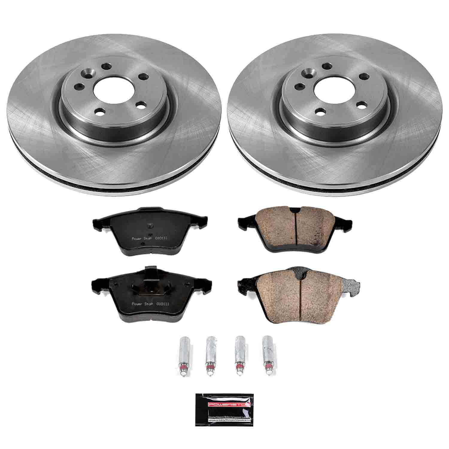 Power Stop KOE4699 Autospecialty 1-Click Daily Driver Front Brake Kit for 2008-2018 Volvo S60 product image