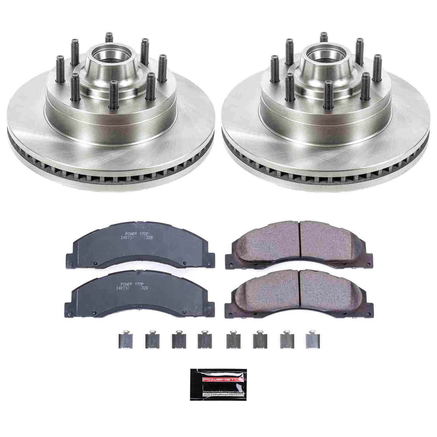 Power Stop KOE4716 Autospecialty - 1-Click Daily Driver Brake Kits (Front) for 2008-2025 Ford E-150 product image
