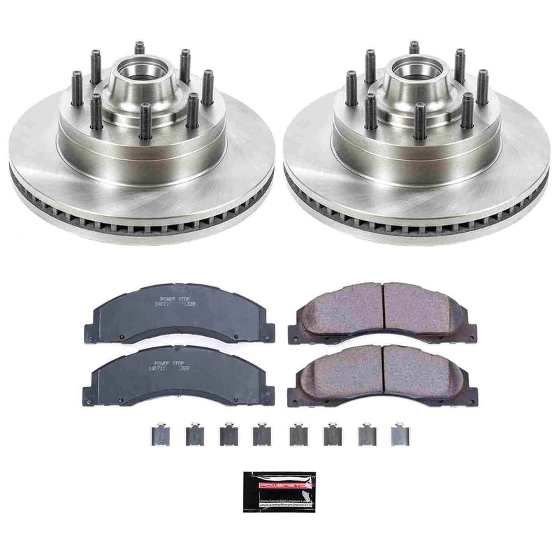 Power Stop KOE4716 Autospecialty - 1-Click Daily Driver Brake Kits (Front) for 2008-2025 Ford E-150 product image