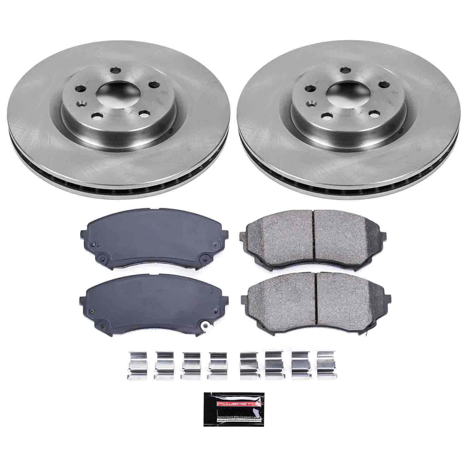Power Stop KOE4720 Autospecialty - 1-Click Daily Driver Brake Kits (Front) for 2008-2014 Cadillac Cts product image