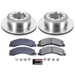 Power Stop KOE4722 Autospecialty 1-Click Daily Driver Plain Rotor Rear Brake Kit for 2008-2012 Dodge Ram 4500 product image