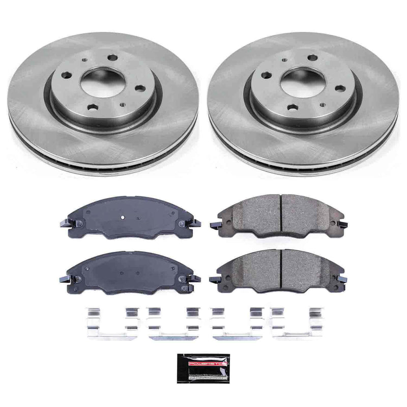 Power Stop KOE4726 Autospecialty - 1-Click Daily Driver Brake Kits (Front) for 2008-2011 Ford Focus product image