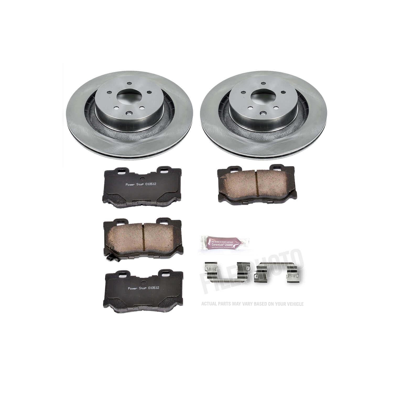 Power Stop KOE4732 Autospecialty - 1-Click Daily Driver Brake Kits (Rear) for 2008-2024 Infiniti G37 product image