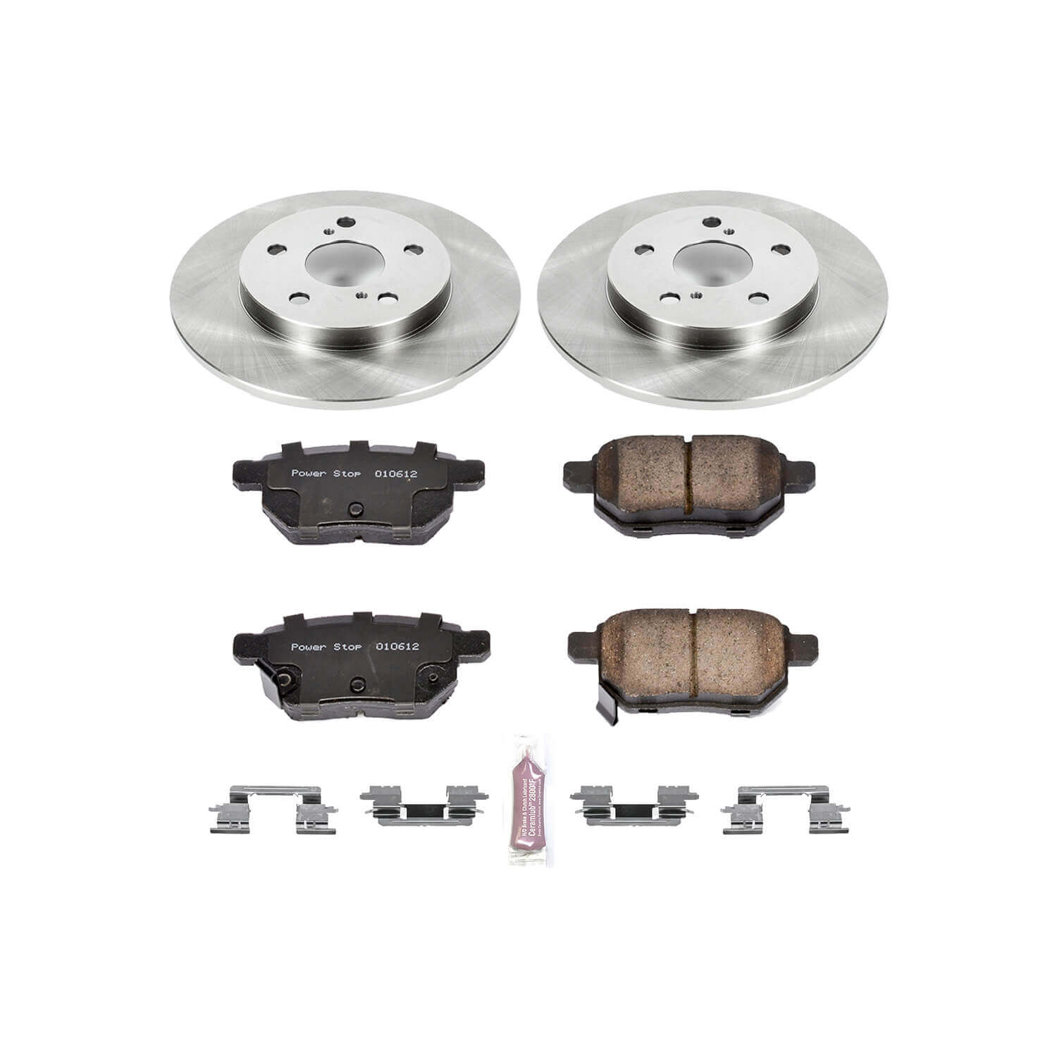 Power Stop KOE4737 Autospecialty - 1-Click Daily Driver Brake Kits (Rear) for 2008-2015 Pontiac Vibe product image