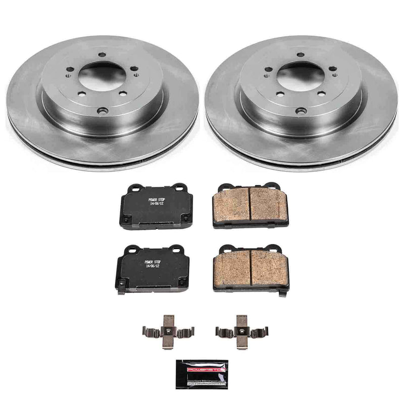 Power Stop KOE4741 Autospecialty - 1-Click Daily Driver Brake Kits (Rear) for 2008-2015 Mitsubishi Lancer product image
