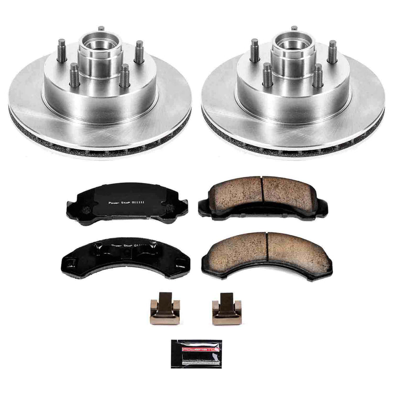 Power Stop KOE4784 Autospecialty - 1-Click Daily Driver Brake Kits (Front) for 1990-1997 Ford Aerostar product image