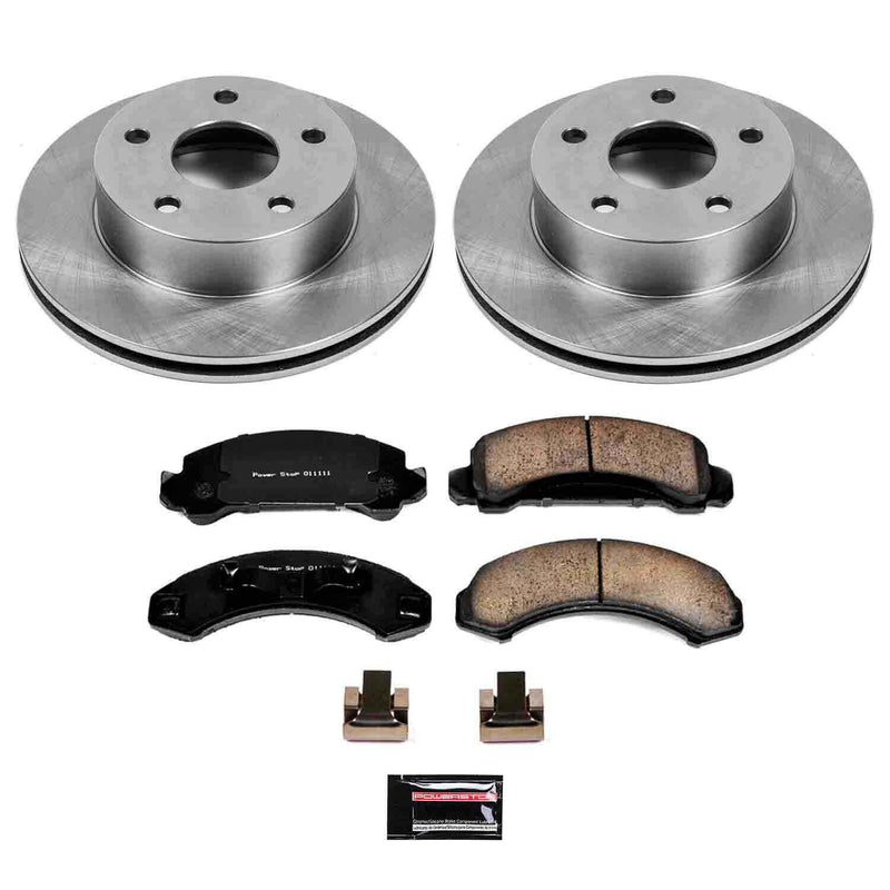 Power Stop KOE4787 Autospecialty - 1-Click Daily Driver Brake Kits (Front) for 1990-1997 Ford Aerostar product image