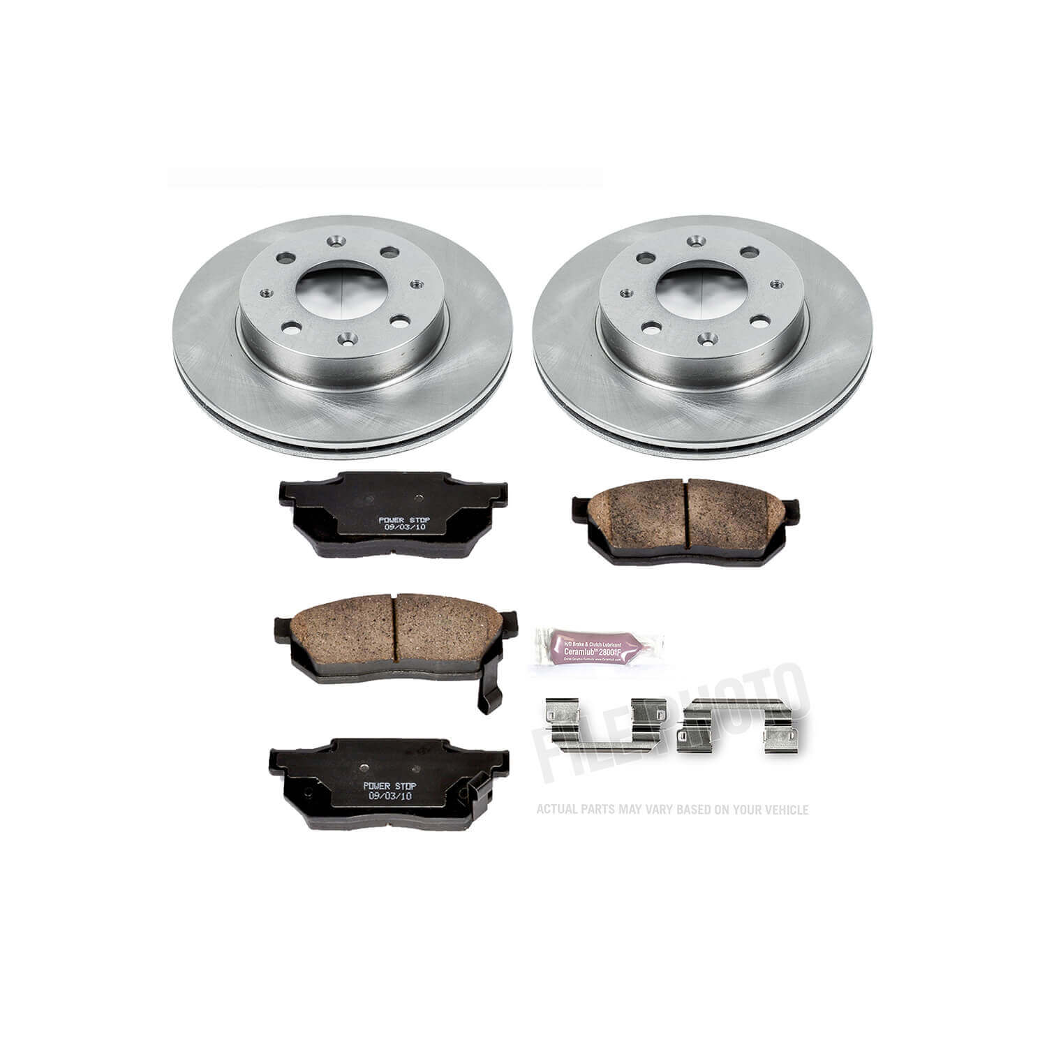 Power Stop KOE4795 Autospecialty - 1-Click Daily Driver Brake Kits (Front) for 1988-2006 Honda Crx product image