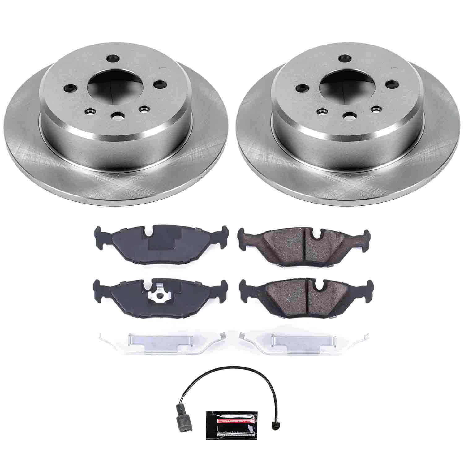 Power Stop KOE4804 Autospecialty - 1-Click Daily Driver Brake Kits (Rear) for 1984-1992 BMW 318I product image