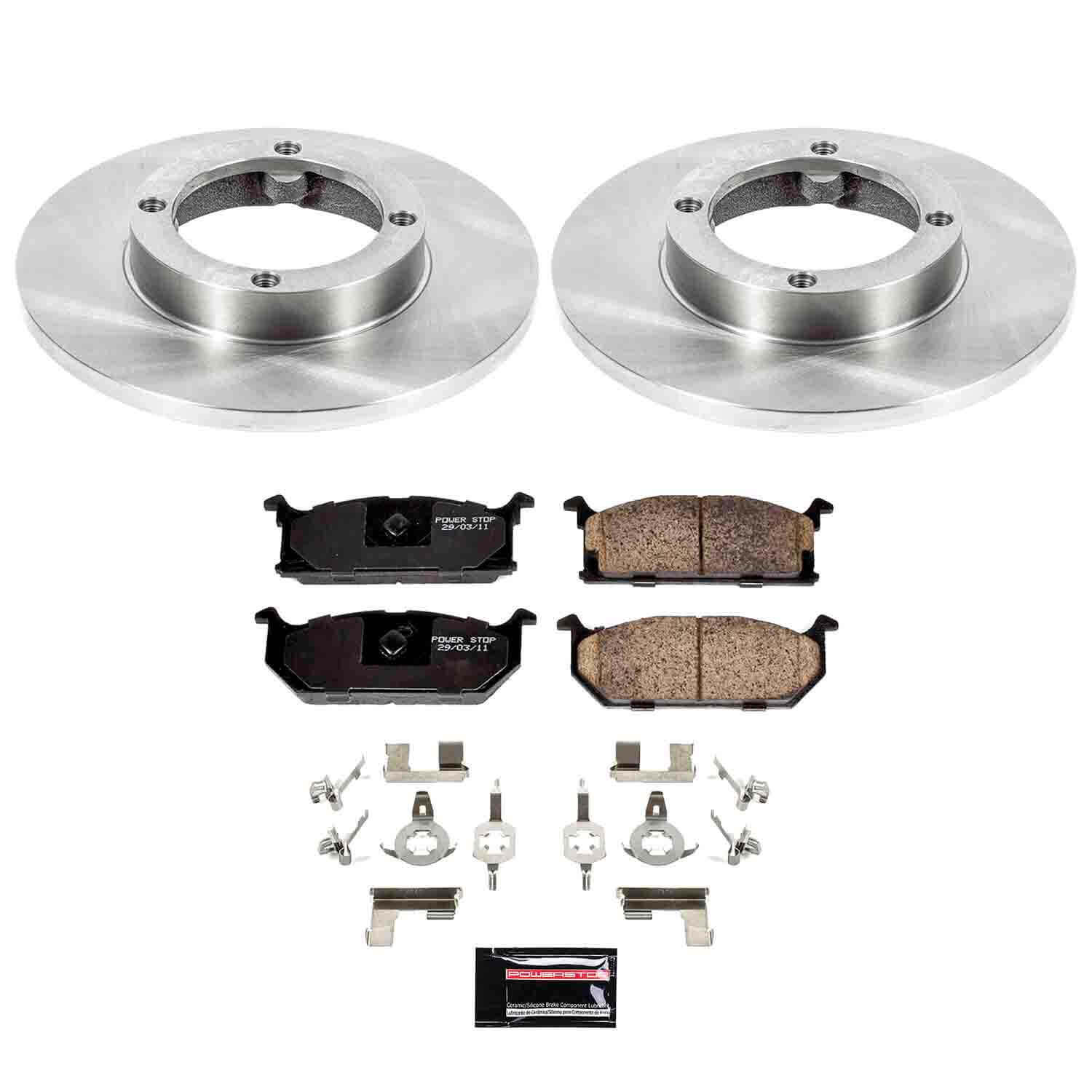 Power Stop KOE4811 Autospecialty - 1-Click Daily Driver Brake Kits (Front) for 1989-1994 Geo Metro product image