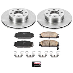 Power Stop KOE4839 Autospecialty - 1-Click Daily Driver Brake Kits (Front) for 1988-1989 Honda Accord product image