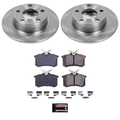 Power Stop KOE4845 Autospecialty - 1-Click Daily Driver Brake Kits (Rear) for 1999-2004 Audi A6 Quattro product image