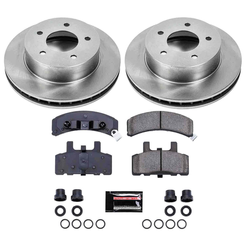 Power Stop KOE4873 Autospecialty - 1-Click Daily Driver Brake Kits (Front) for 1990-2002 Chevrolet Astro product image