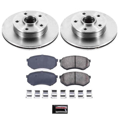 Power Stop KOE4886 Autospecialty - 1-Click Daily Driver Brake Kits (Front) for 1990-1991 Mazda 929 product image