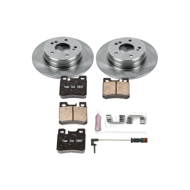 Power Stop KOE4948 Autospecialty - 1-Click Daily Driver Brake Kits (Rear) for 1994-2000 Mercedes-Benz E300 product image