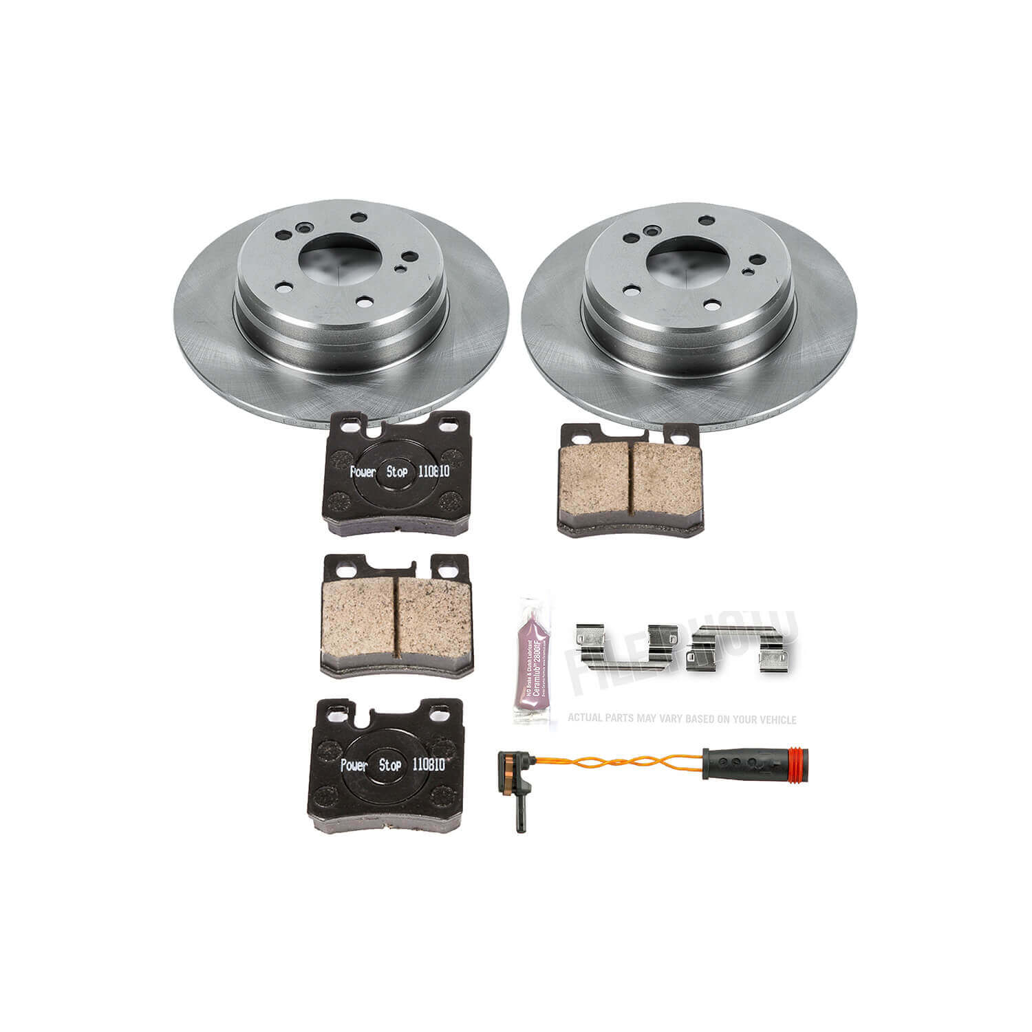 Power Stop KOE4949 Autospecialty - 1-Click Daily Driver Brake Kits (Rear) for 1996-2000 Mercedes-Benz C280 product image