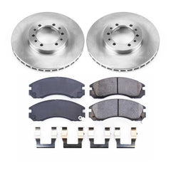 Power Stop KOE4981 Autospecialty 1-Click Daily Driver Front Brake Kit for 1991-1996 Mitsubishi Montero product image