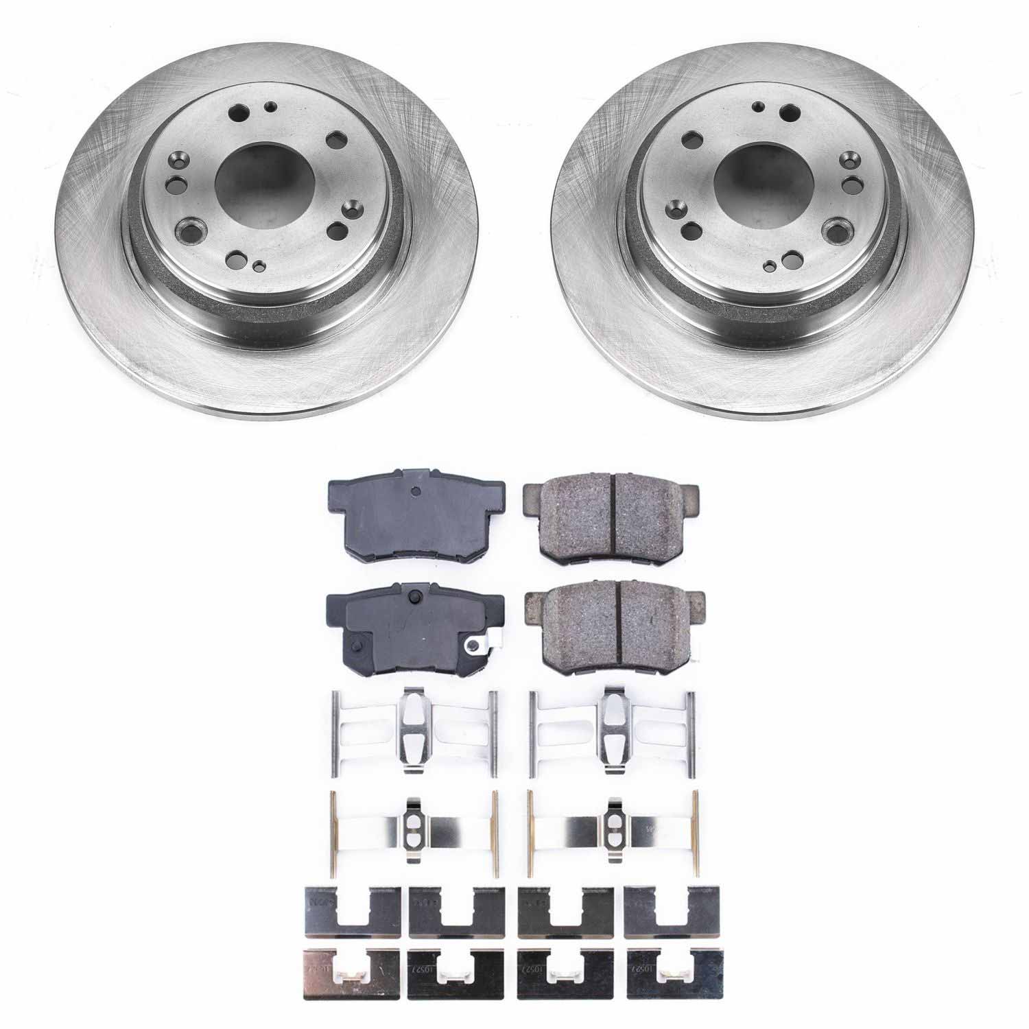 Power Stop KOE4989 Autospecialty 1-Click Daily Driver Rear Brake Kit for 2002-2004 Acura Rl product image