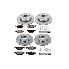 Power Stop KOE499 Autospecialty - 1-Click Daily Driver Brake Kits (Front And Rear) for 1996-1999 BMW 323I product image
