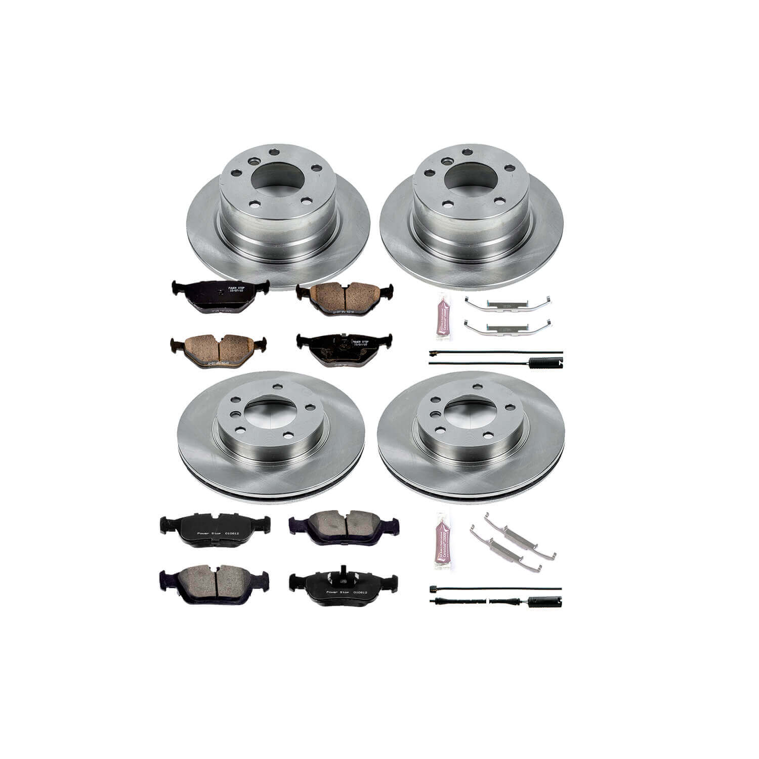 Power Stop KOE500 Autospecialty - 1-Click Daily Driver Brake Kits (Front And Rear) for 1997-2002 BMW Z3 product image
