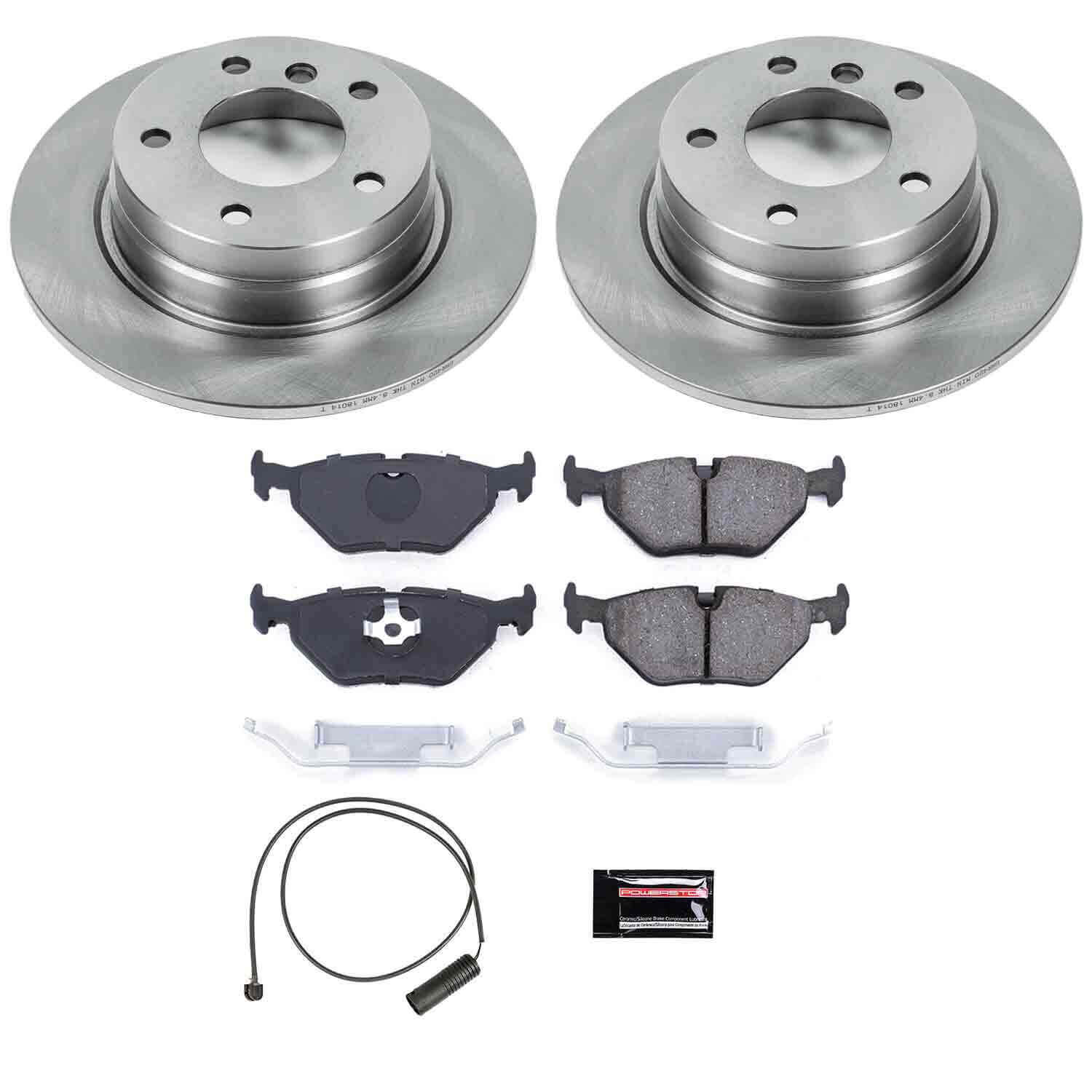 Power Stop KOE502 Autospecialty - 1-Click Daily Driver Brake Kits (Rear) for 1992-1999 BMW 318I product image
