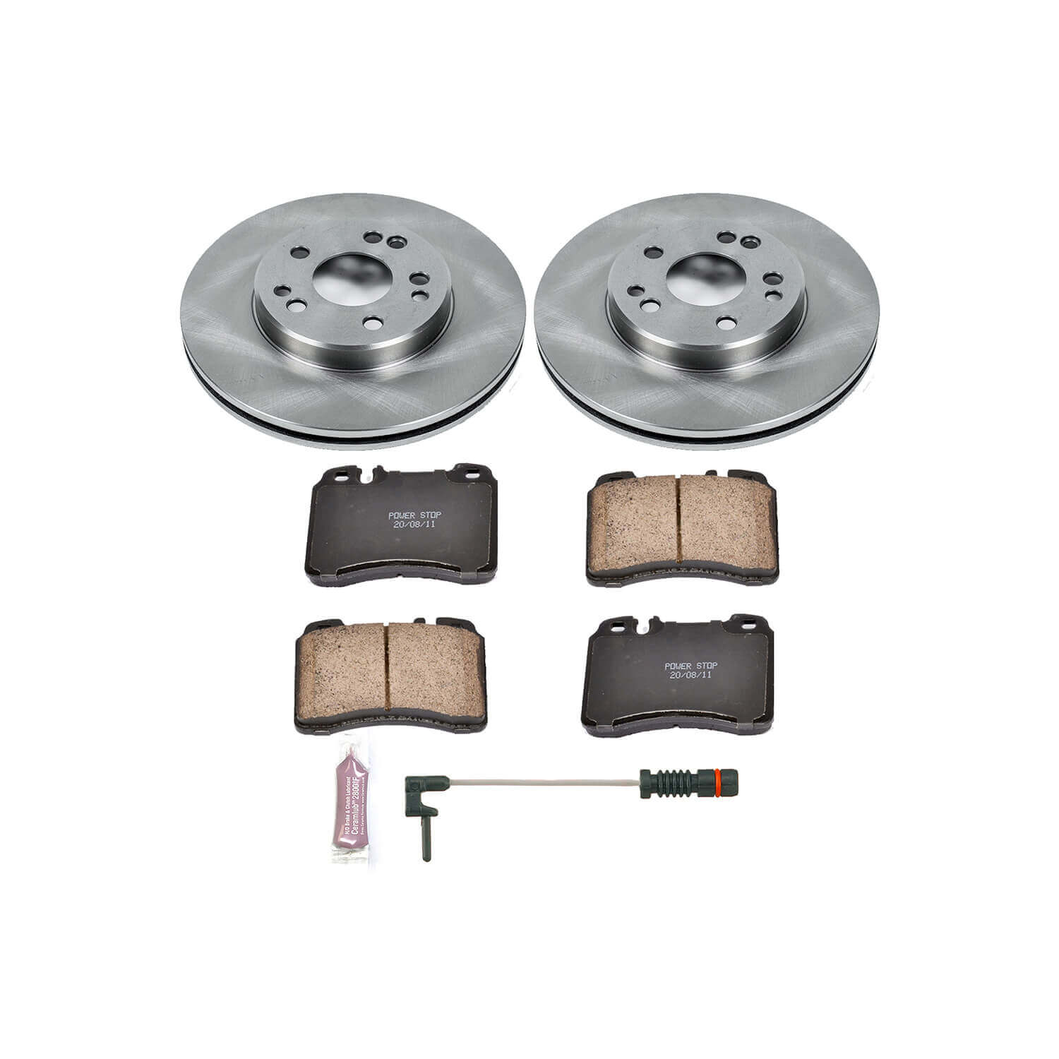 Power Stop KOE5020 Autospecialty - 1-Click Daily Driver Brake Kits (Front) for 1993-1995 Mercedes-Benz 400E product image