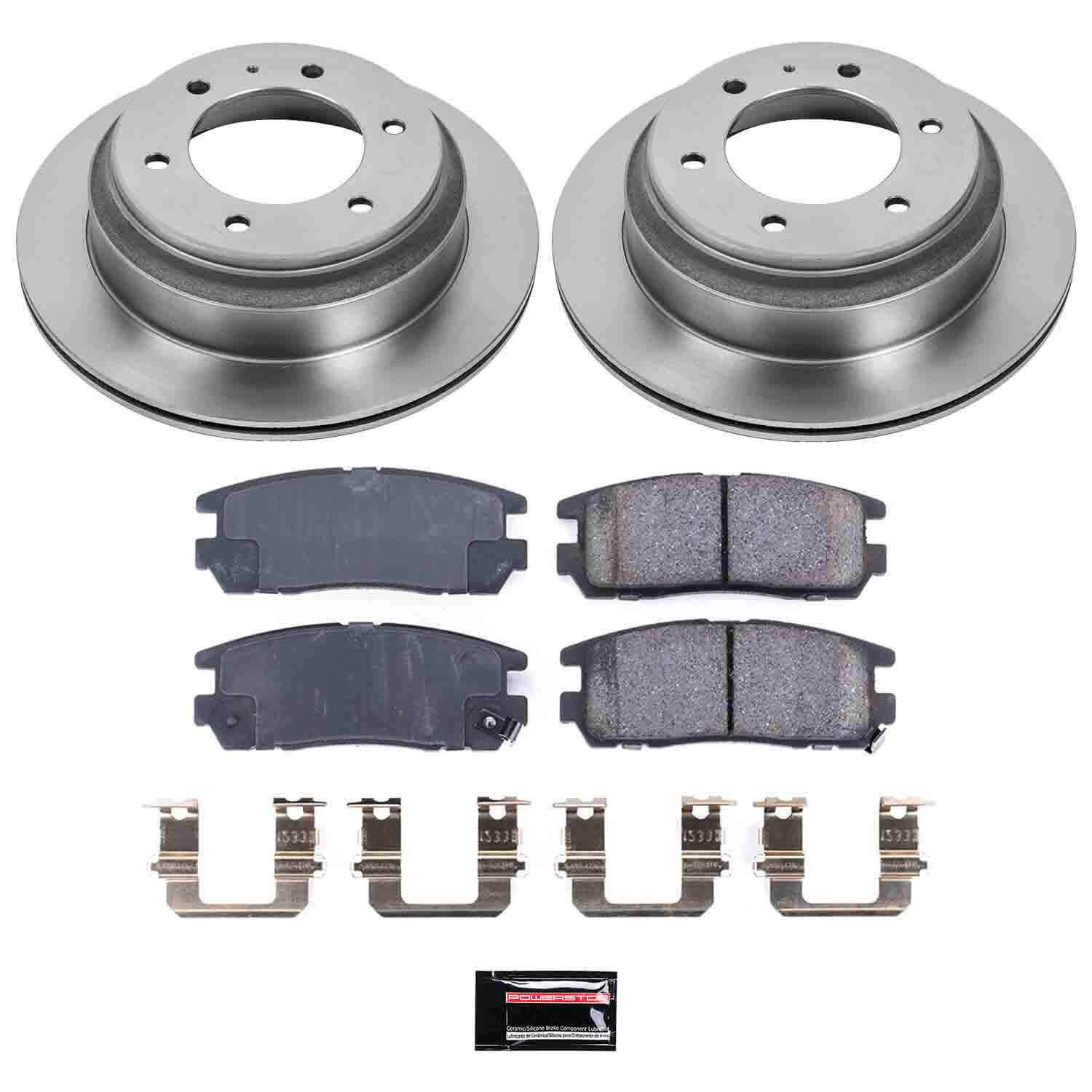 Power Stop KOE5029 Autospecialty - 1-Click Daily Driver Brake Kits (Rear) for 1992-2004 Acura Slx product image