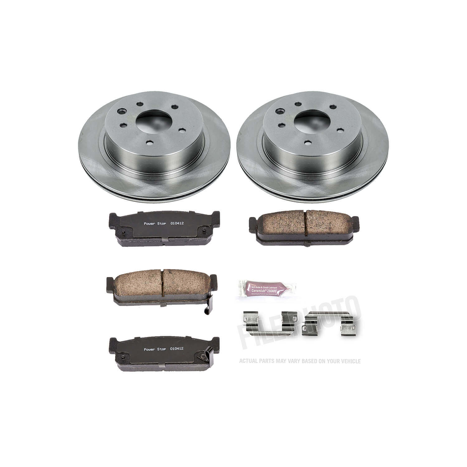 Power Stop KOE5032 Autospecialty - 1-Click Daily Driver Brake Kits (Rear) for 2002-2006 Infiniti M45 product image
