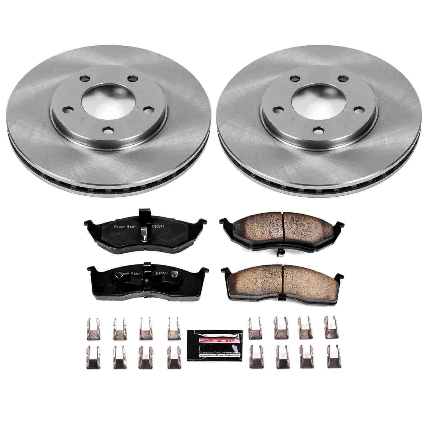 Power Stop KOE5035 Autospecialty - 1-Click Daily Driver Brake Kits (Front) for 1996 Chrysler Town & Country product image