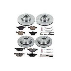 Power Stop KOE505 Autospecialty - 1-Click Daily Driver Brake Kits (Front And Rear) for 1997-2000 BMW 540I product image